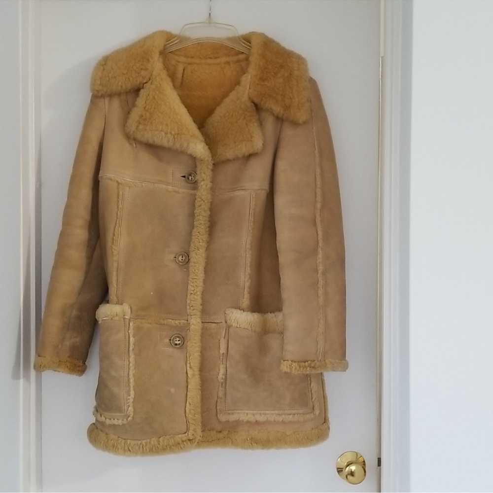 Leather Sheepskin Coat MSRP $650